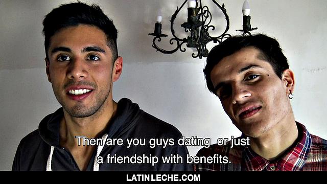 watch these two latin boyfriends make out, fuck raw, and share a facial with their horny cameraman
