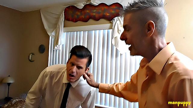 Ear Pulling Routine for Step-Son Brat - Featuring Jeff Drizzle & Richard Lennox