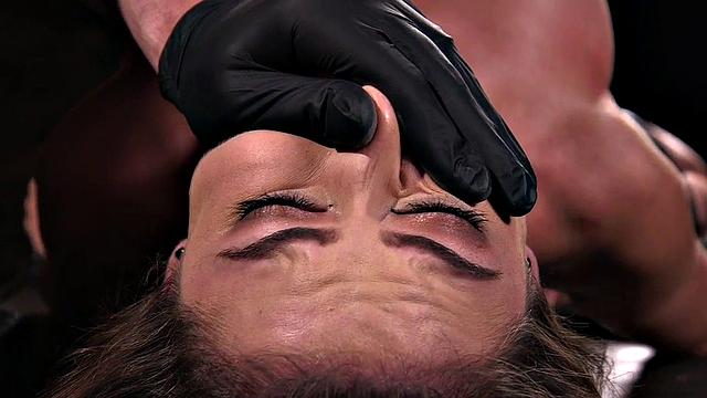 BDSM subject can't handle orgasms while gets fingered