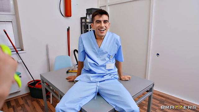 Nurse Gets Glory Hole Ass Fuck