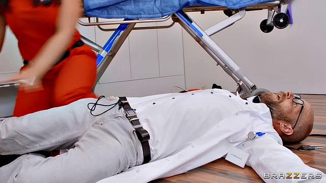 Nurse Gets Glory Hole Ass Fuck