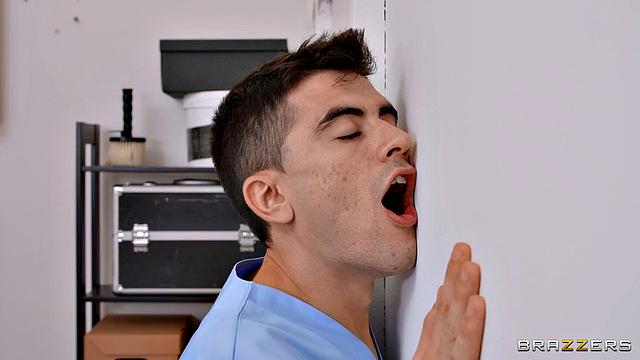 Nurse Gets Glory Hole Ass Fuck