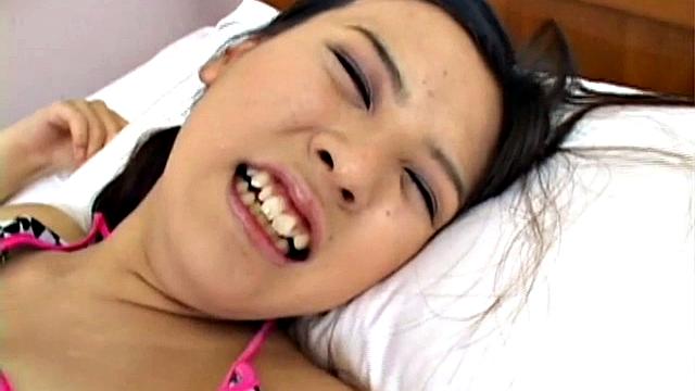 Hot Japanese Hairy Pussy and Vibrator Orgasm