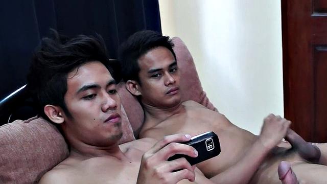 Slim Asian sucks and rides bf before missionary