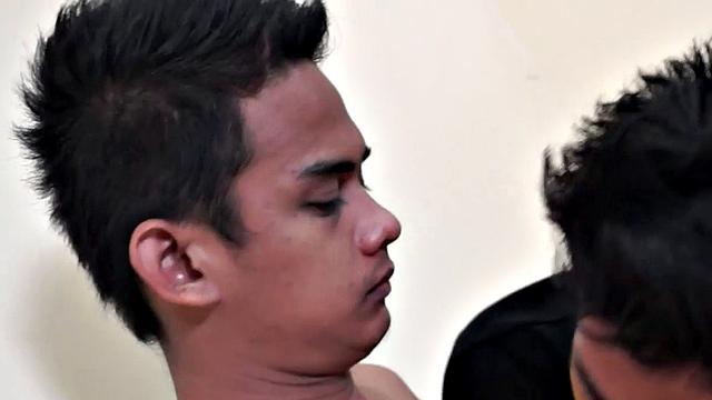 Slim Asian sucks and rides bf before missionary