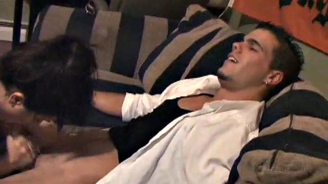 College Babe Blowjob and Titfuck All Night Party