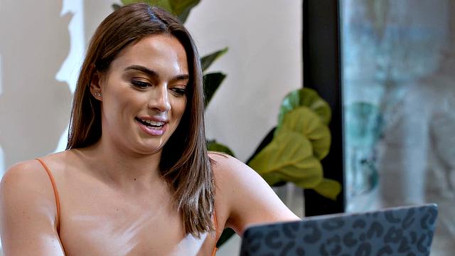 GIRLSWAY - MILF Dee Williams Catches Stepdaughter Sophia Burns Masturbating While Sneakily Doing Same