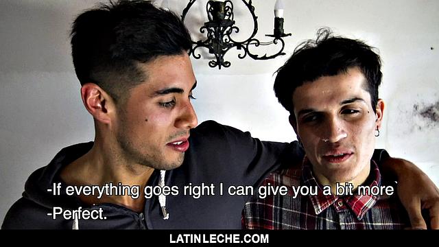Latin boyfriends can't resist each other or the cameraman's cock-now that's what I call a love triangle