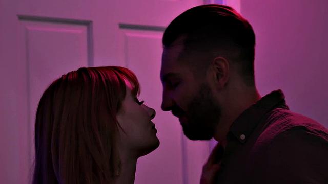 Kinky BF pounds redhead slut in various positions in the bedroom