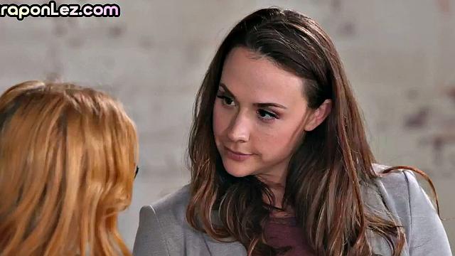 Anal redhead dyke toyed and rimmed by busty MILF