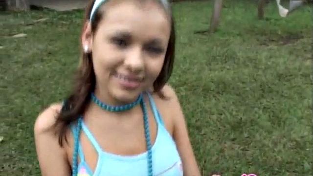 Selina 18 fingering at playground