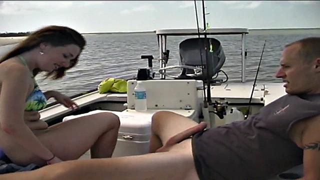 Jenny Andrews on a boat deck