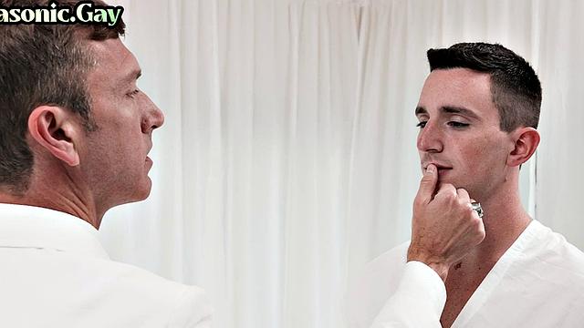 Submissive stud barebacked in anal by masonic DILF