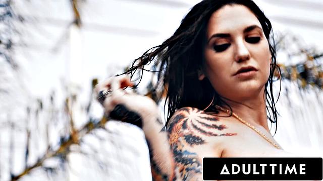 ADULT TIME - Bored Rocky Emerson TEASES Classmate While Washing Car & Gets Her PUSSY Pounded!