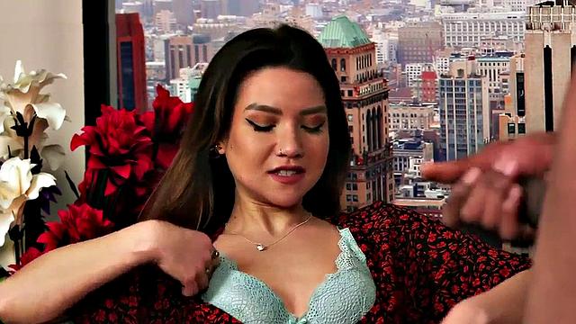 CFNM voyeur Brit babe teases BBC with talking