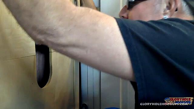 Mechanic Gets Blown At The Glory Hole