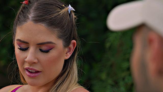 GIRLSRIMMING - Hot ass licking by teen Riley Reign