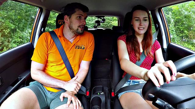 Charlie Red learns how to ride like a pro in a thong-clad reverse cowgirl lesson