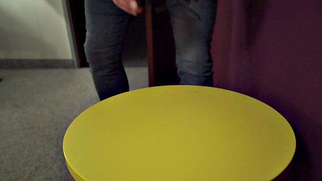 Curvy hostel babe and her BFF doggystyled by owner