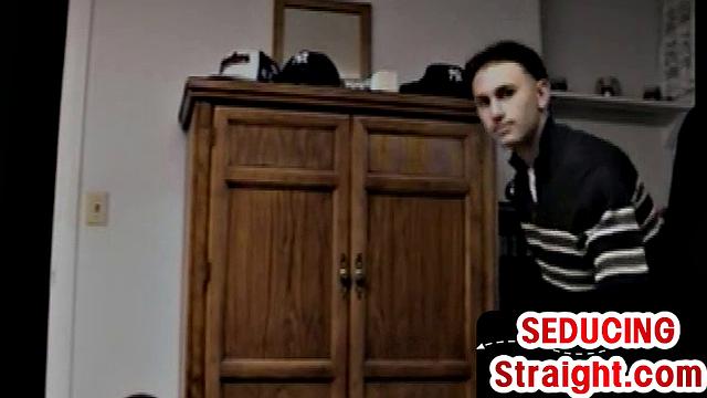 Vintage str8 guy gets his first BJ in life by neighbor