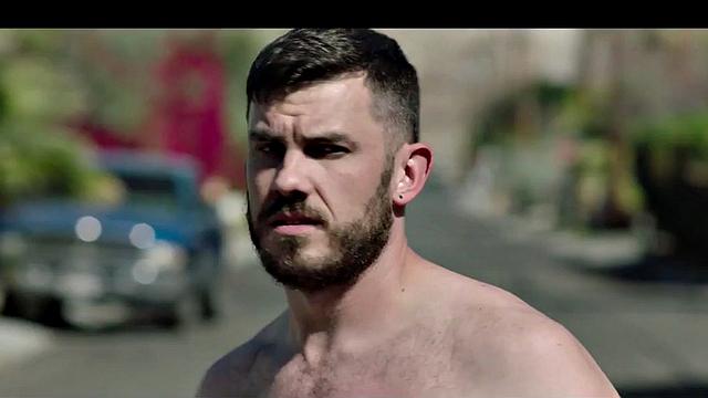 Muscled dude doggyfucked by lucky guy