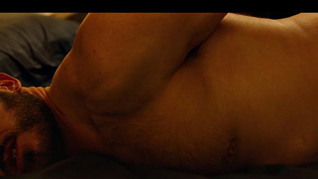 Muscled dude doggyfucked by lucky guy