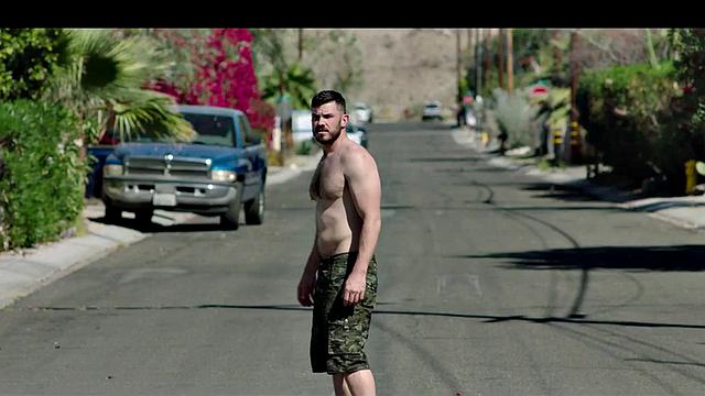 Muscled dude doggyfucked by lucky guy