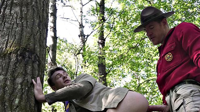 21yo voyeur scout watches outdoor anal between twink and DILF