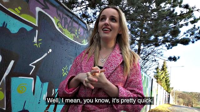 Real lady sucks and gets fucked in amateur POV for cash