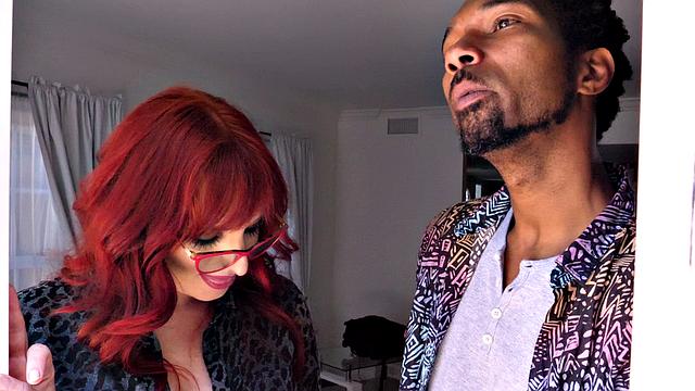 Curvy realtor enjoys big, black cock