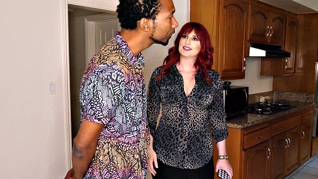 Curvy realtor enjoys big, black cock