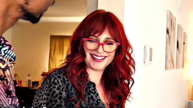 Curvy realtor enjoys big, black cock