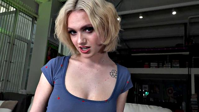 Jerking lover rubbing cock in POV while dirty talking