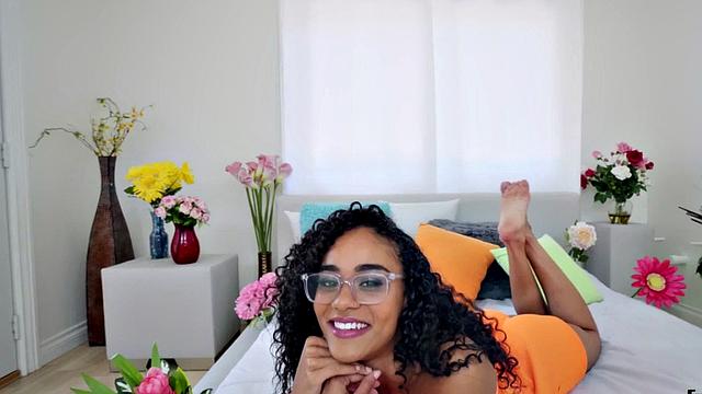 BWC loving petite ebony sucks and rides after casting
