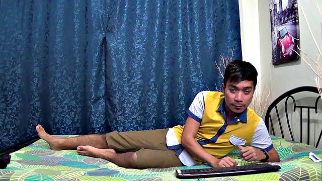 Dominic tried doing a libe cyber sex cam show for one of our members.