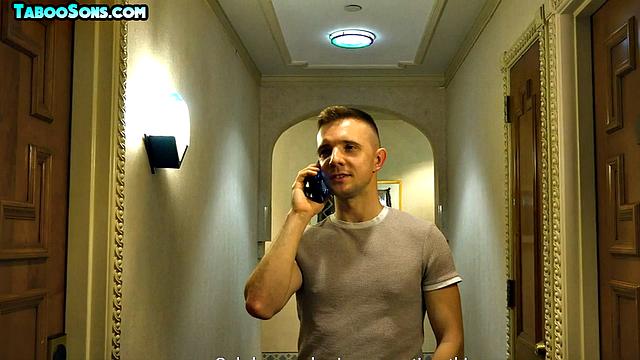 Cumthirsty twink cocksucking busty DILF