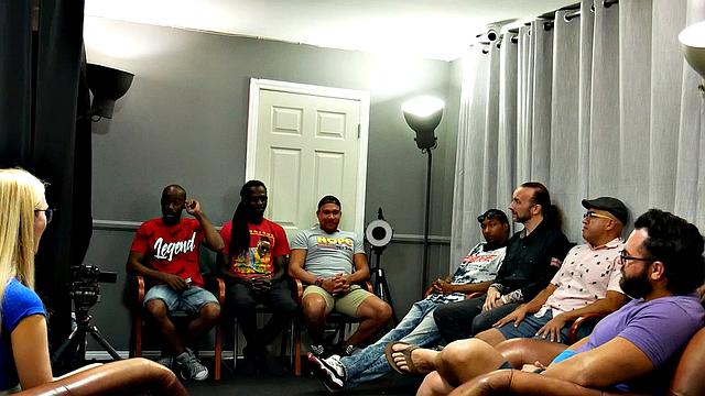 GangbangCreampie - Wet And READY Big Tittied Blonde Gets Into A Blowbang