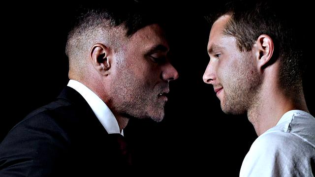 качок-священник жёстко наказывает татуированного бунтаря в анал