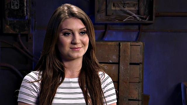 BDSM gagging submissive whipped in 3some lesson