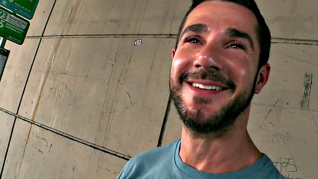 Nubian picked up assfucked outdoor by white stud