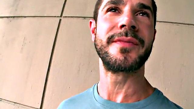 Nubian picked up assfucked outdoor by white stud