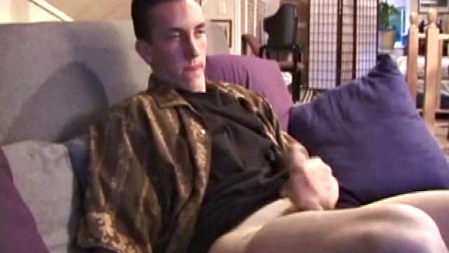 Derek takes some alone time and shows off his stroking skills-no secrets, just pure solo fun