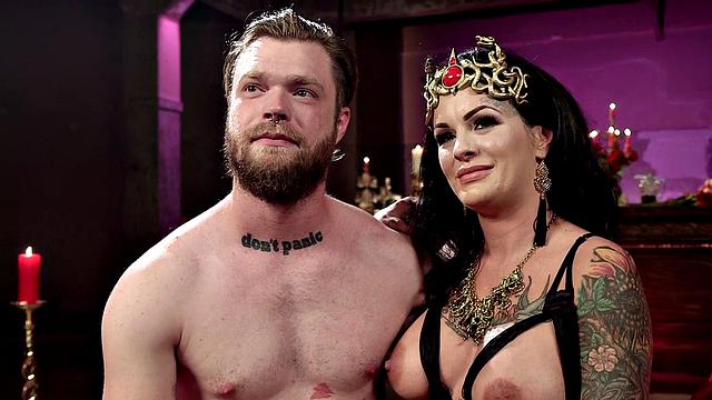 A hairy pussy dominatrix get asslicked by dildos while her pregnancy is taking hold