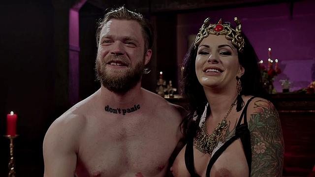 A hairy pussy dominatrix get asslicked by dildos while her pregnancy is taking hold