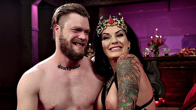 A hairy pussy dominatrix get asslicked by dildos while her pregnancy is taking hold