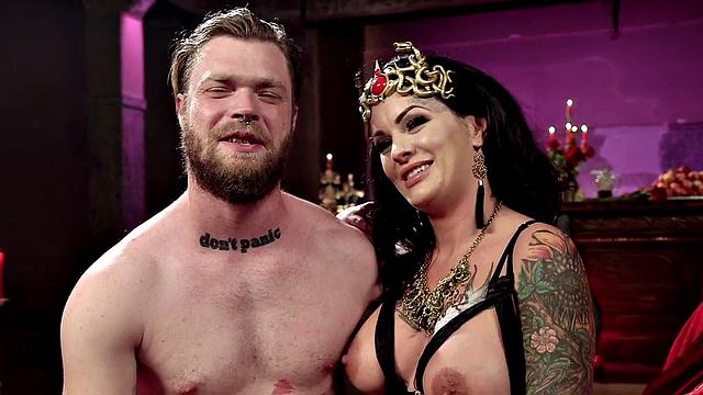 A hairy pussy dominatrix get asslicked by dildos while her pregnancy is taking hold