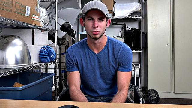 BBC stud fucks white gay in anal hole in POV doggystyle