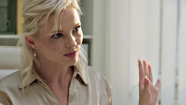 21 SEXTURY - Naughty Blonde Zazie Skymm Fucks Her Coworker After Peeing On Herself