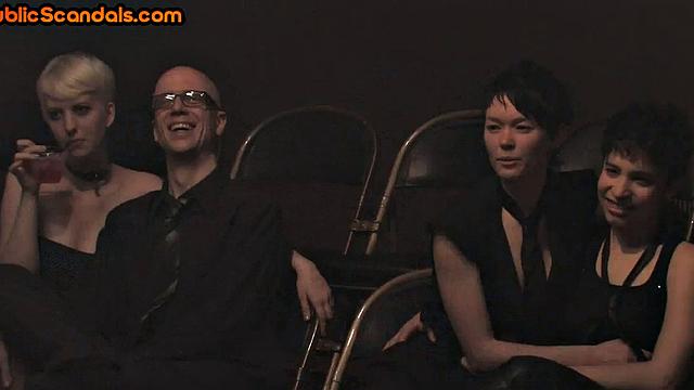 Hanging restrained submission in public