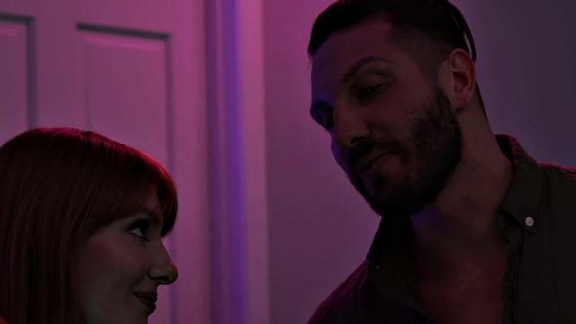 Ginger babe bounces on boyfriend's cock